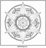 Star Mandala Printable Colouring Colouringpages Eparenting sketch template