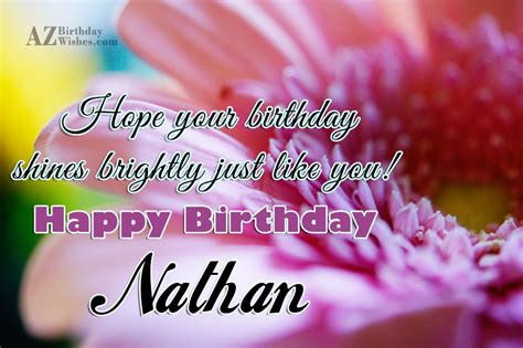happy birthday nathan azbirthdaywishescom