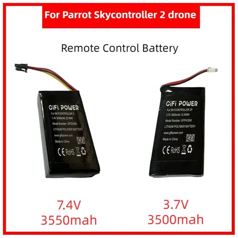 parrot skycontroller  drone   mah   mah remote