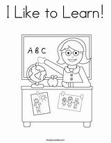 Coloring Learn Print Ll Twistynoodle Sitting Teacher sketch template