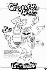 Pages Gang Grossery Coloring Getcolorings Print Christmas sketch template
