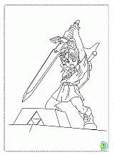 Coloring Pages Zelda Dinokids sketch template