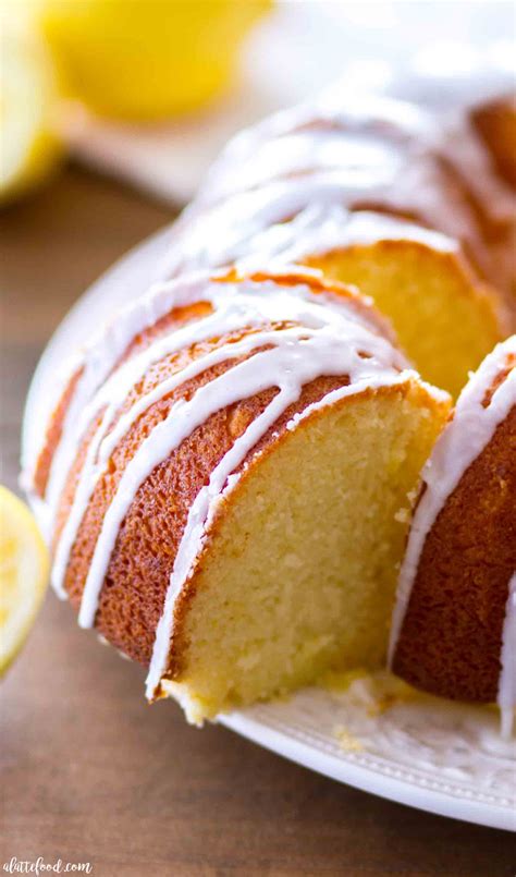 easy lemon bundt cake recipe  latte food