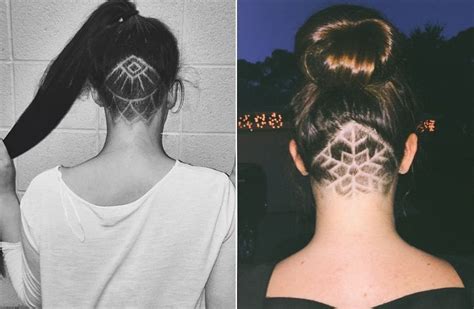 Heard About Women S Hair Tattoo Designs Try One Of Them For Fun Sake