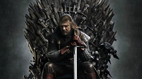 game  thrones ned stark iron throne sean bean wallpapers hd desktop  mobile backgrounds