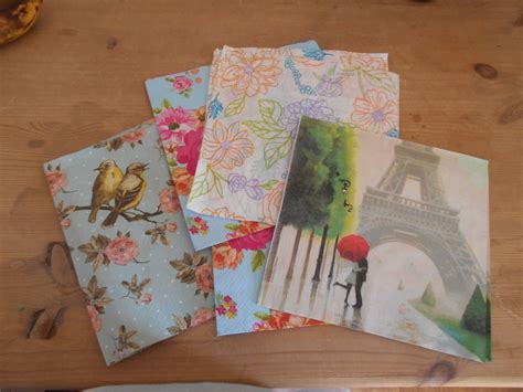 pack   paper napkins  designs  decoupage etsy