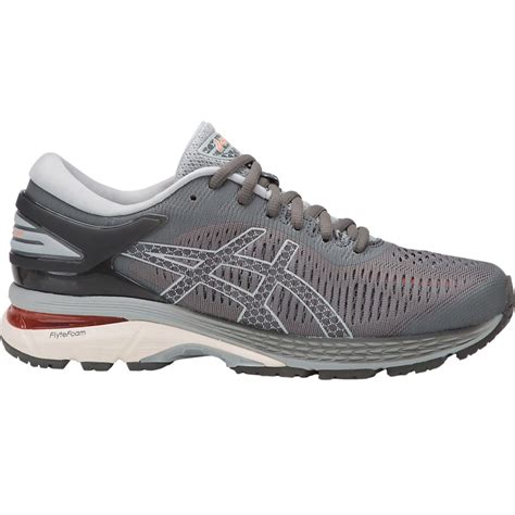 asics gel kayano  womens carbonmid grey lauries shoes