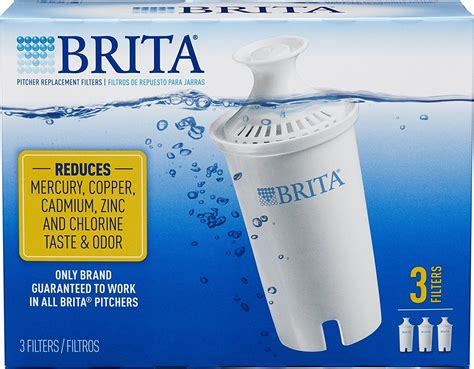 brita standard replacement water filter pack   reviews  small kitchen appliances