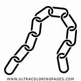 Coloring Pages Handcuffs Getcolorings Chains sketch template
