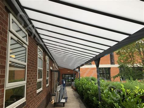 canopy  walkway school canopies sas shelters