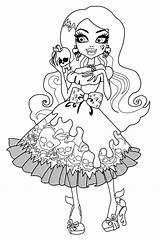 Coloring High Monster Pages Dolls Library Clipart Doll Dracula Colored sketch template