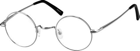 Silver Metal Alloy Round Eyeglasses 5500 Zenni Optical