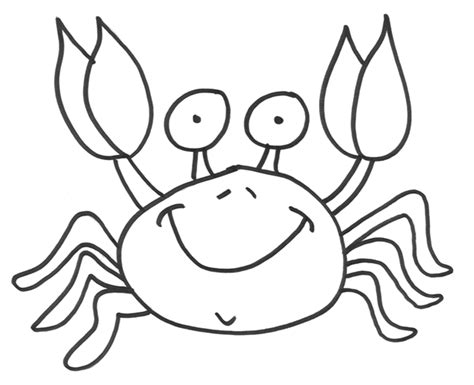 crab coloring page coloring book pages pinterest indoor beach