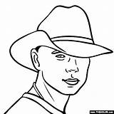 Coloring Pages Luke Bryan Kenny Jason Aldean Chesney Music Thecolor Gif sketch template