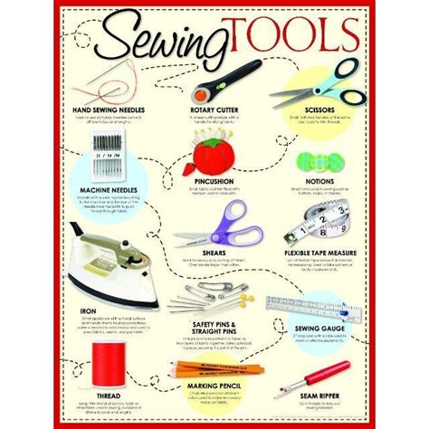 sewing tools poster sane sewing  housewares