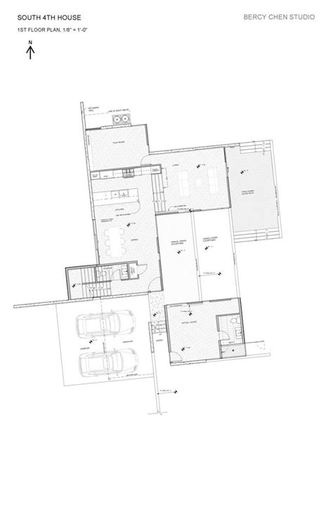 austin courtyard house turns geometry  dynamic domesticity residential design studio