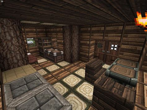 minecraft hunters wooden cabin interior   lilgamerboy  deviantart