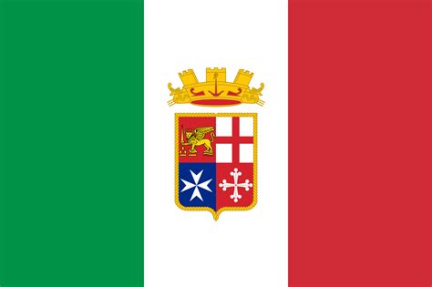 italy naval ensign flag