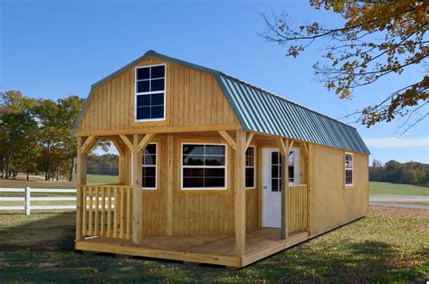 deluxe lofted barn cabins archives derksen portable buildings