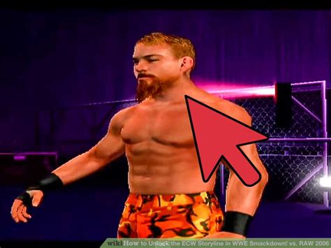 how to unlock the ecw storyline in wwe smackdown vs raw 2006