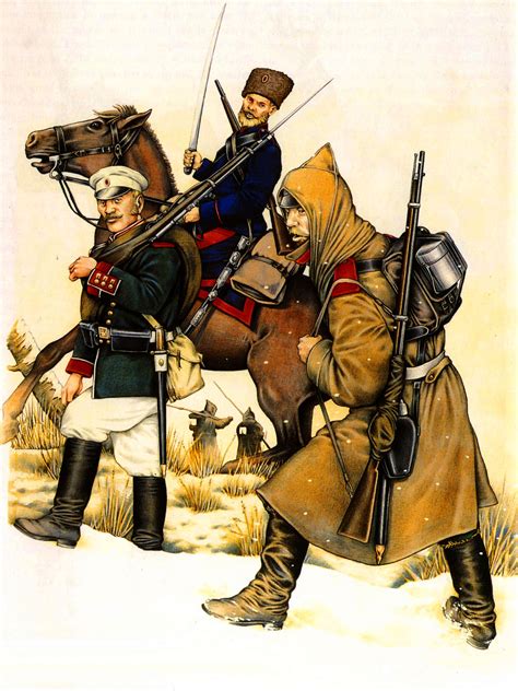 russian troops    russo turkish war  military art military history military