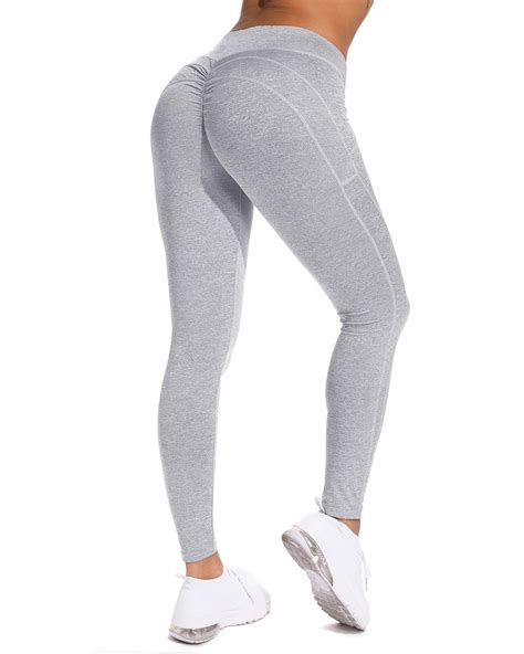 seasum seasum women s high waist yoga leggings tummy control scrunch