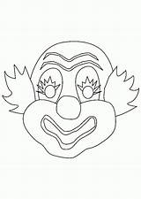 Clown Coloriage Masque Hugolescargot Encequiconcerne sketch template