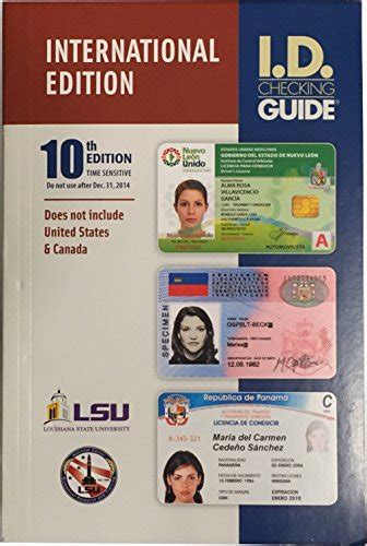 id checking guide international edition  edition abebooks drivers license