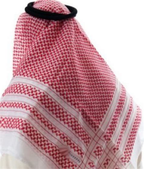 buy red white arab shemagh head scarf neck wrap cottton palestine