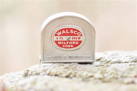 vintage walsco tape measure