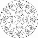 Imprimer Mandala Coloriage Mandalas Paques Coloriages Coloori Adults sketch template