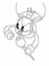 Cuphead Coloring Pages Colouring Rumor Honeybottoms Printable Print Size sketch template