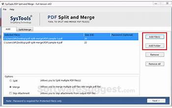 SysTools PDF Split & Merge screenshot #3