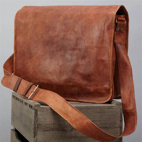 leather messenger bag  vida vida