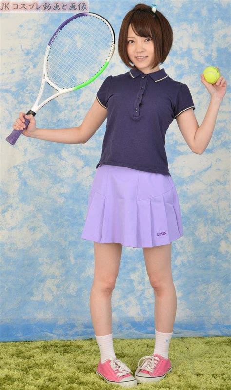 【埴生みこ】テニスウェアでパンチラするショートヘア美少女jk Jkコスプレ動画と画像
