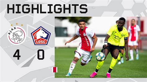 highlights ajax  lille  uefa youth league youtube