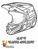 Coloring Pages Motocross Bikes Dirt Bike Library Drawing Clipart Helmet sketch template