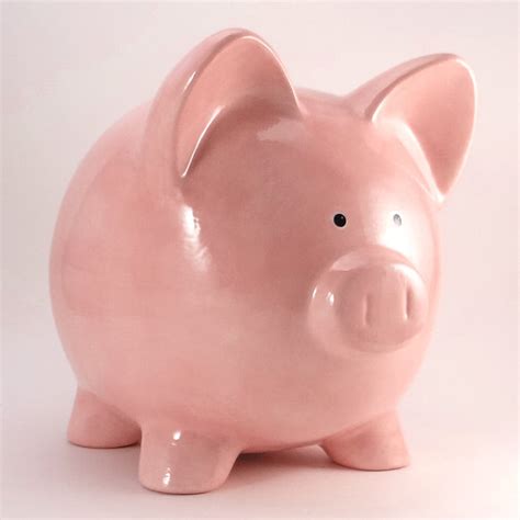 pink piggy bank personalized piggy bank  fashioned piggy etsy