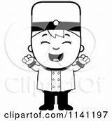 Bellhop Boy Hotel Outlined Coloring Clipart Vector Cartoon Cheering Smiling Cory Thoman sketch template