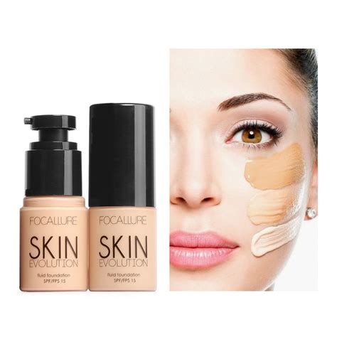 focallure liquid foundation makeup face base full cover concealer matte primer cream cosmetic