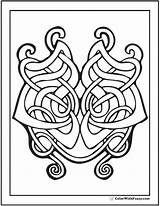 Celtic Coloring Pages Printable Knot Scottish Irish Harp Designs Knots Colorwithfuzzy Color Getcolorings Gaelic Print Getdrawings sketch template