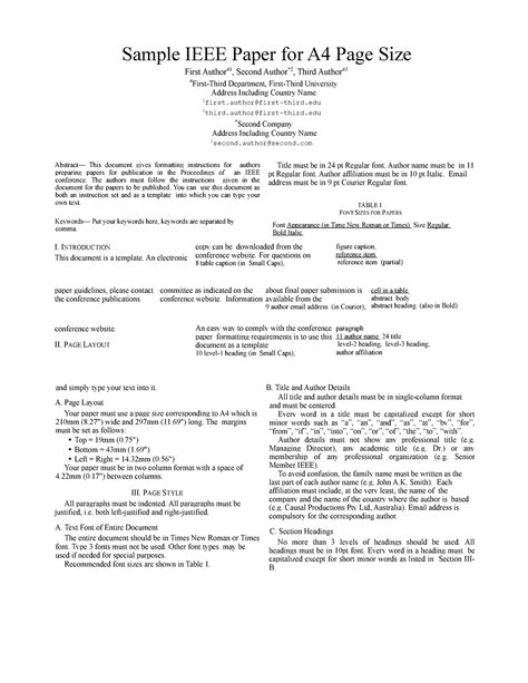 ieee template  sdfghj sample ieee paper   page size