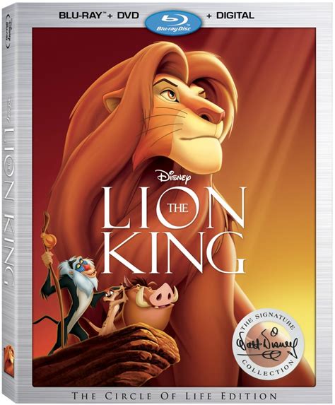 Disney S The Lion King On Digital And Blu Ray Dvd Details