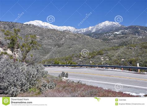 roadside view stock image image  outdoors capped