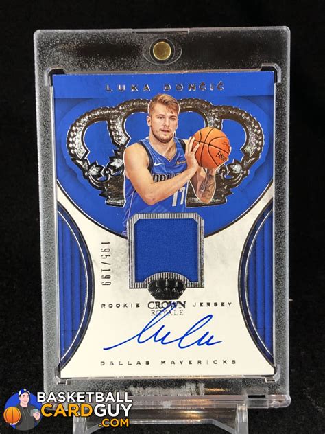 Luka Doncic 2018 19 Crown Royale 226 Jsy Au Rpa –