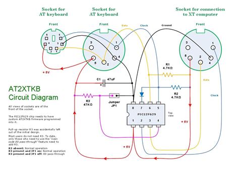 convert ps keyboard  usb wiring diagram pin  phones