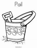 Coloring Pail Shovel Built California Usa sketch template