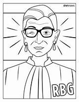 Rbg Ruth Ginsburg sketch template