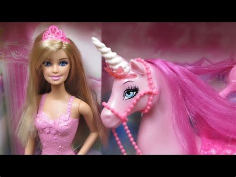 barbie princess doll  regal unicorn mattel youtube