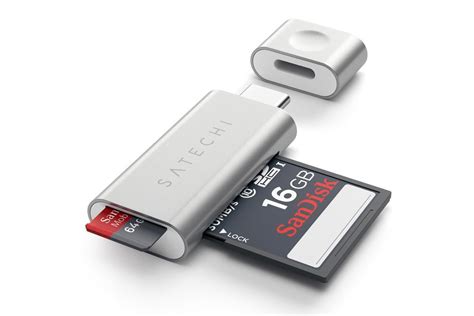 satechi aluminum type  microsd card reader review  size matters  smaller